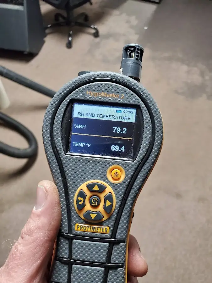 Moisture meter humidity assessment for Fire & Smoke Damage Restoration in Torrington